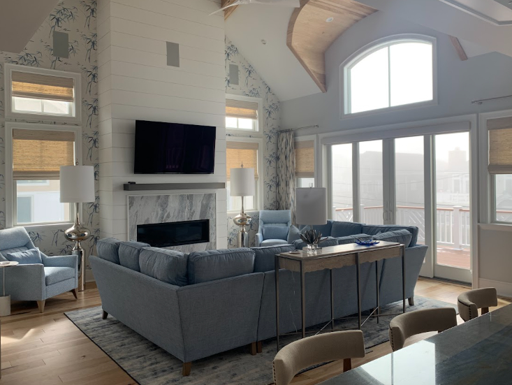 Living Room To The Trade Window Treatments Designer Draperies Nj