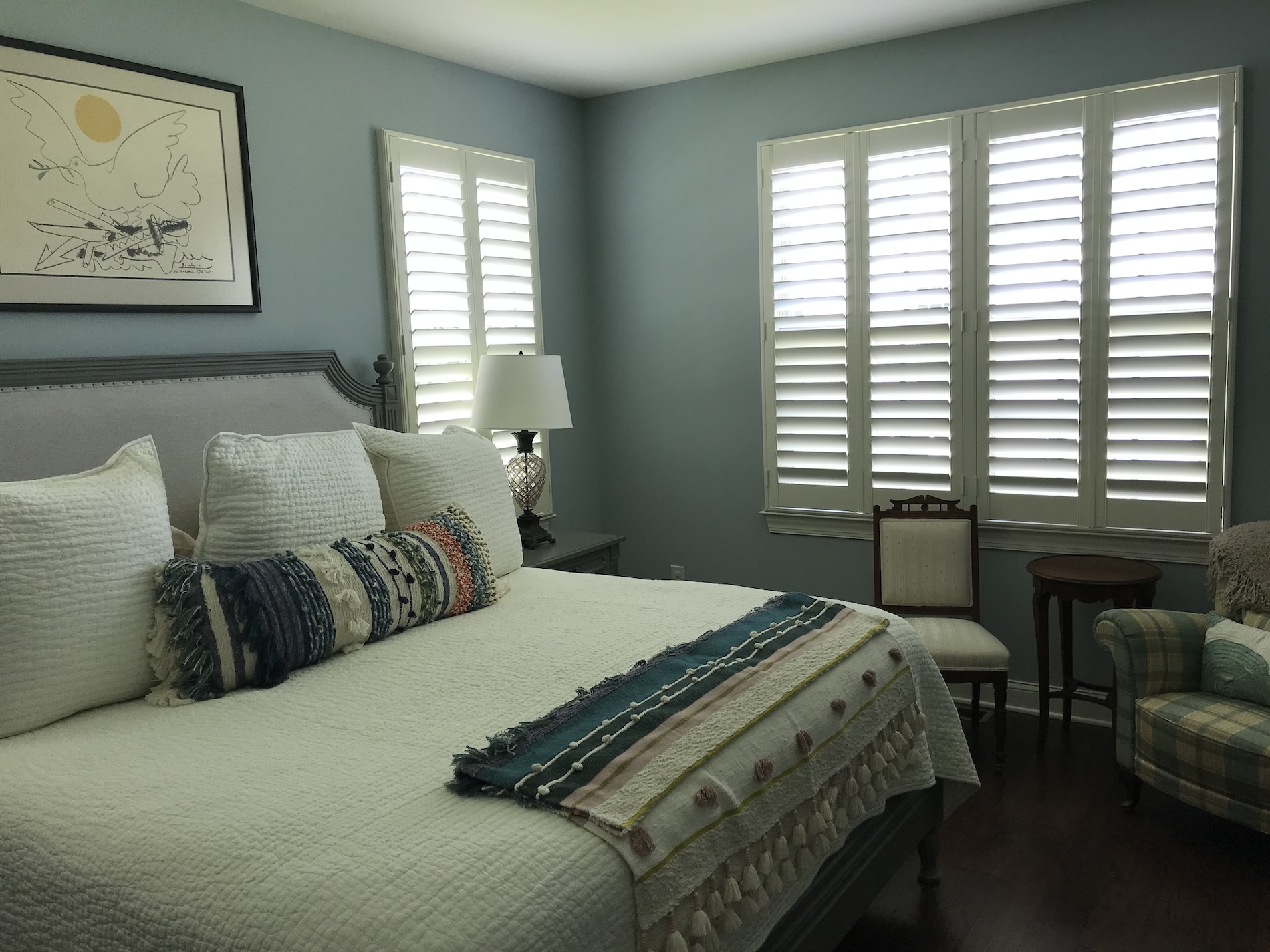 Custom Shutters Bedroom Design For Better Sleep