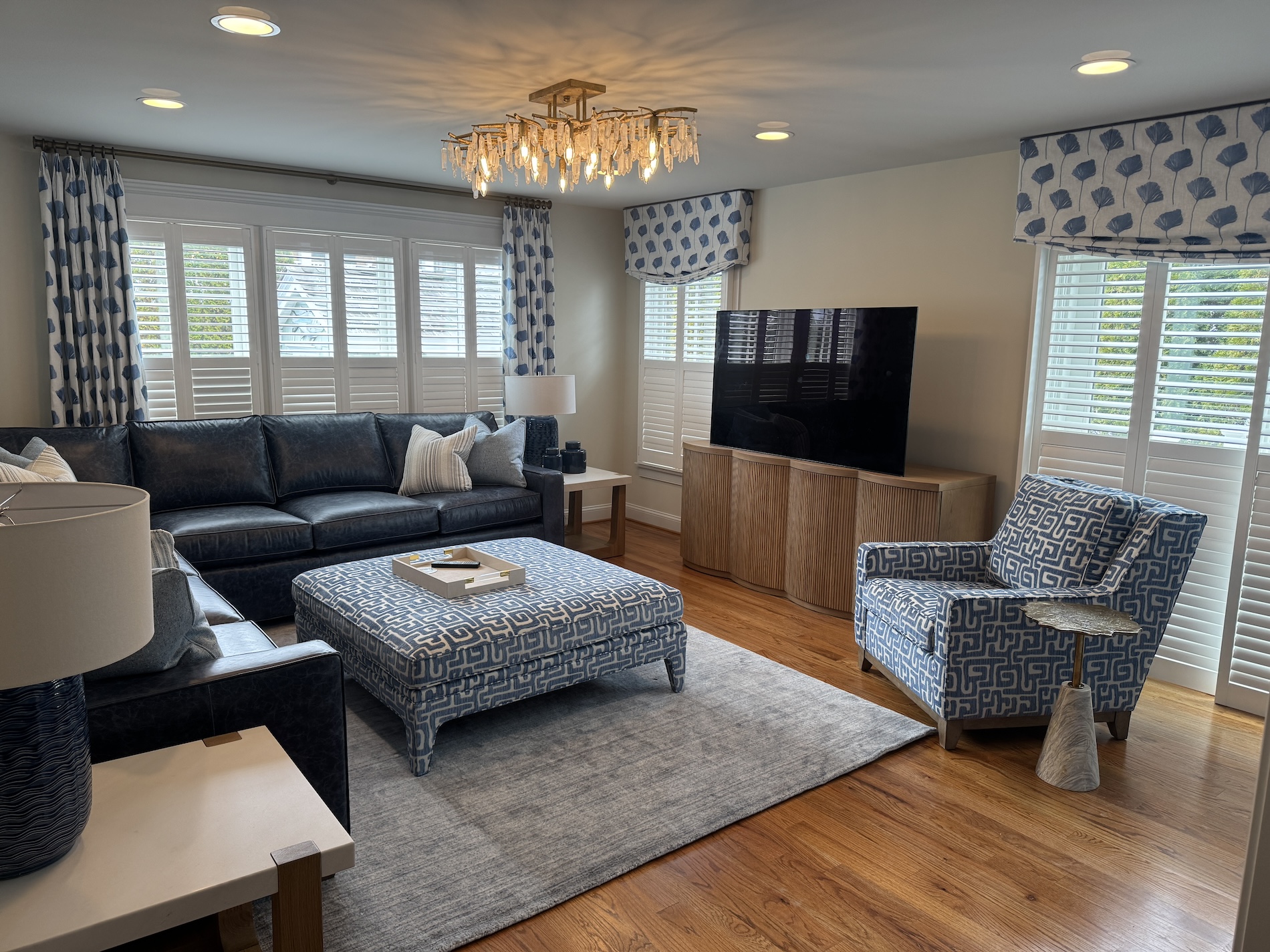 Custom Living Room Window Treatments Nj Designer Draperies