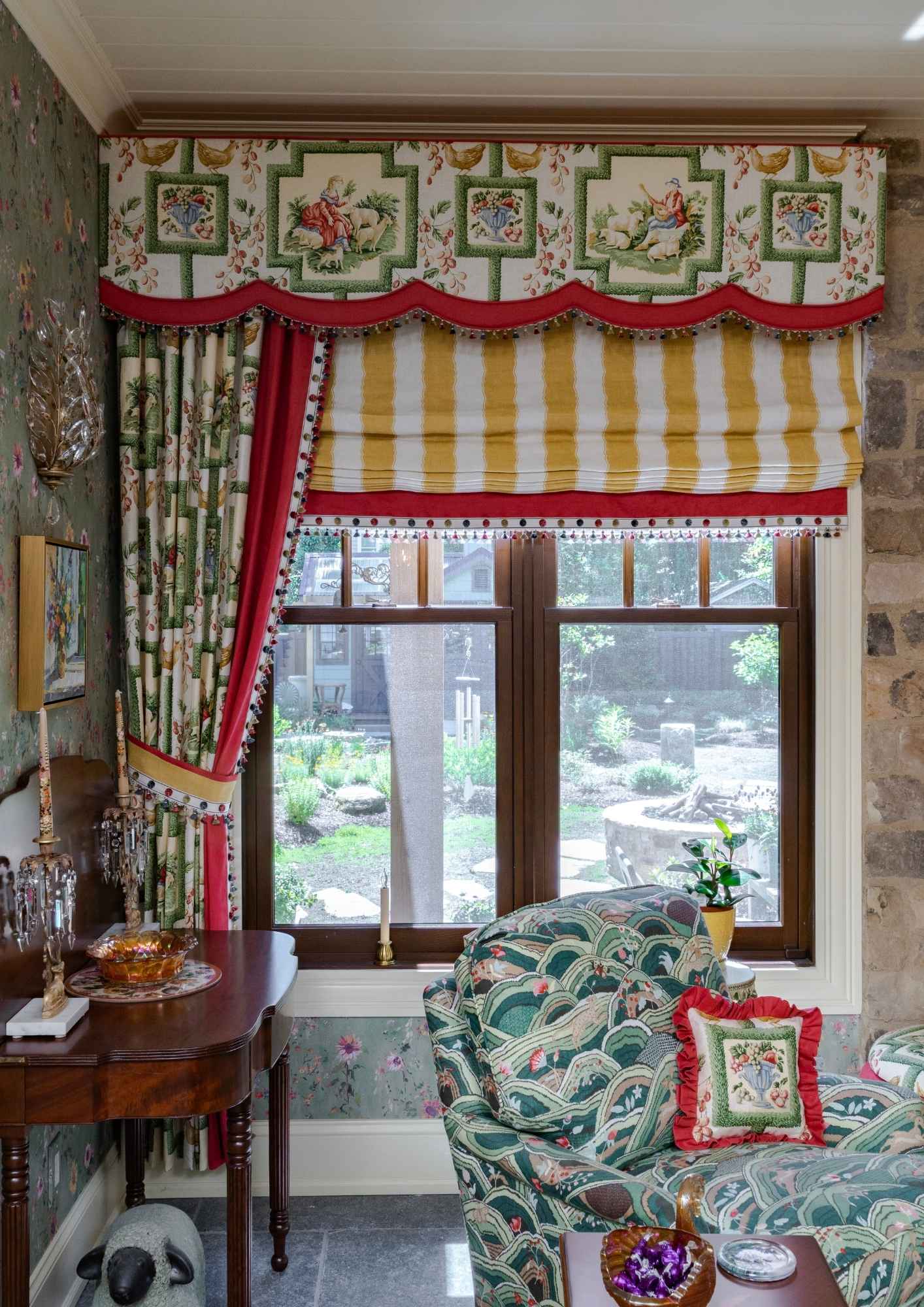 Designer Draperies Maximalism Window Treatments